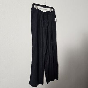 Gap Black Wide-Leg Pants Sz M